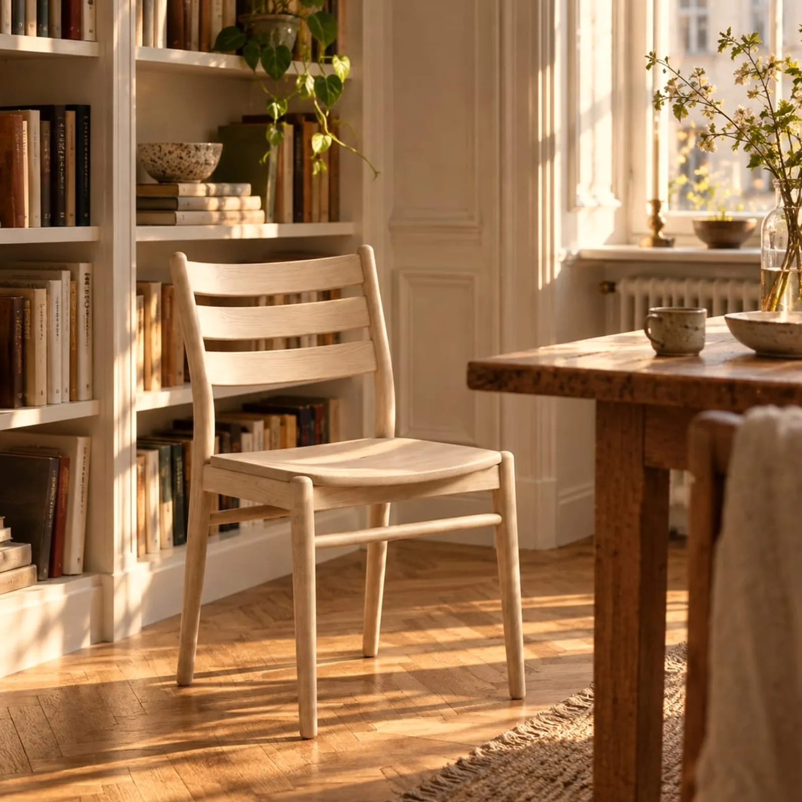 Chaise Tall blanc craie III - image 2