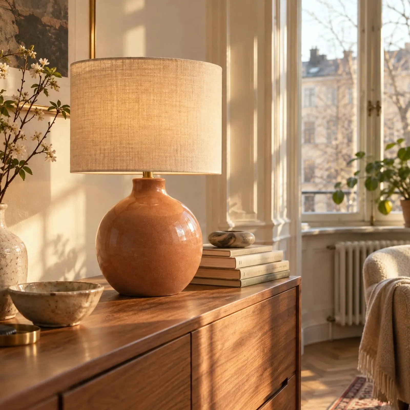 Lampe de table Slån en laiton - image 2