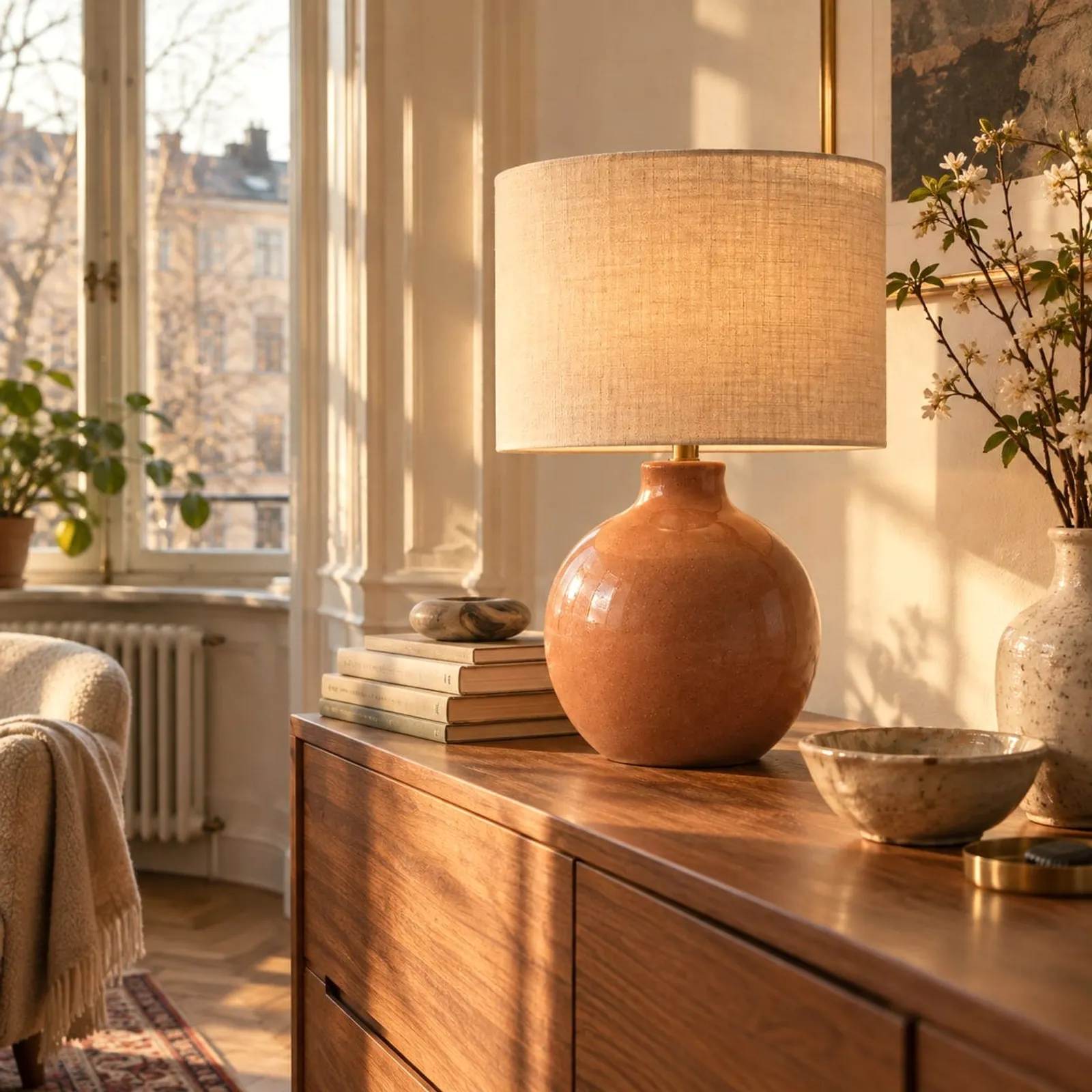 Bordslampa Rönn Keramik - bild 3