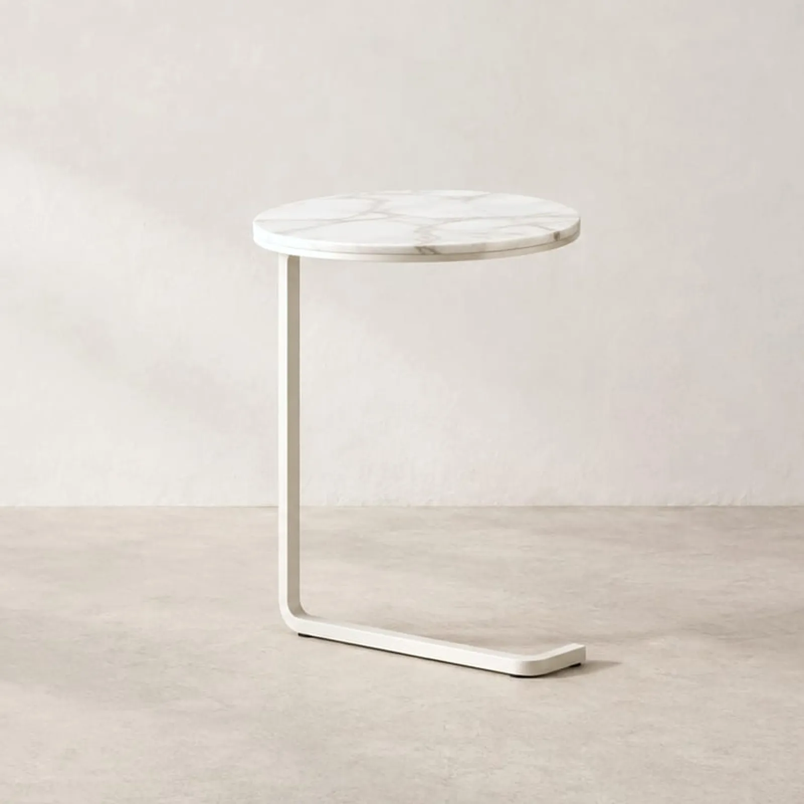 Table d’appoint Hampa blanc craie V - image 1