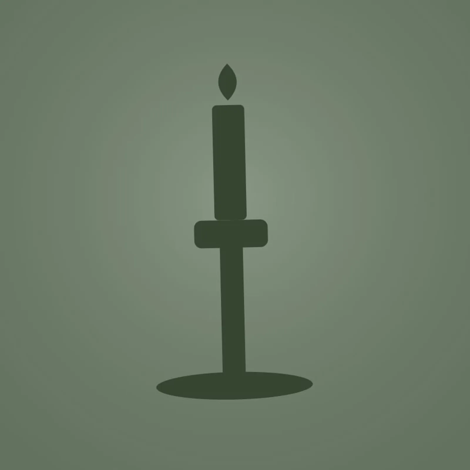 Ljusstake Slån Mässing - bild 1