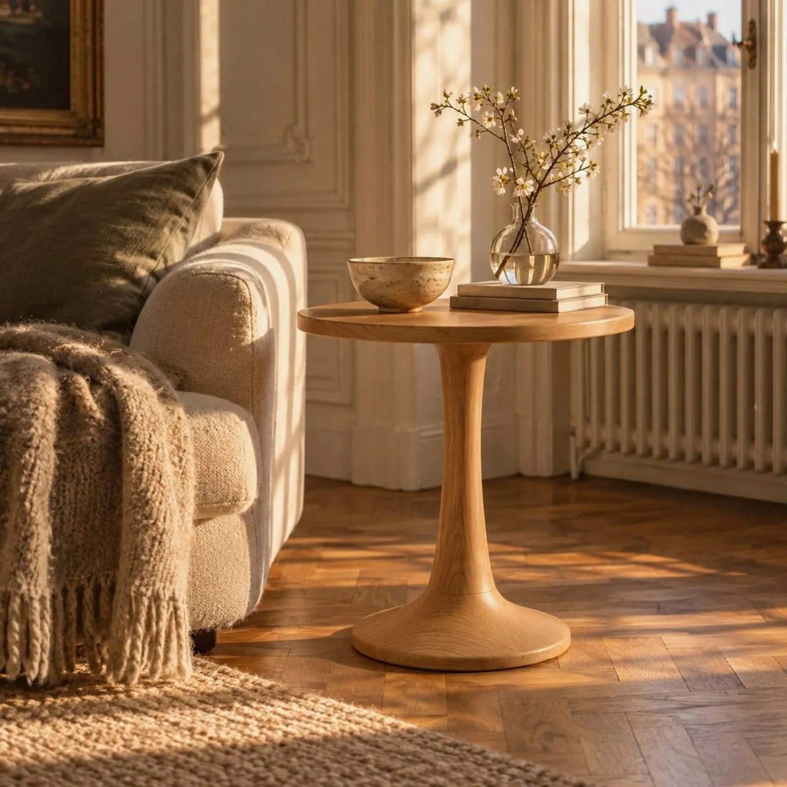 Table d’appoint Ås en marbre - image 2