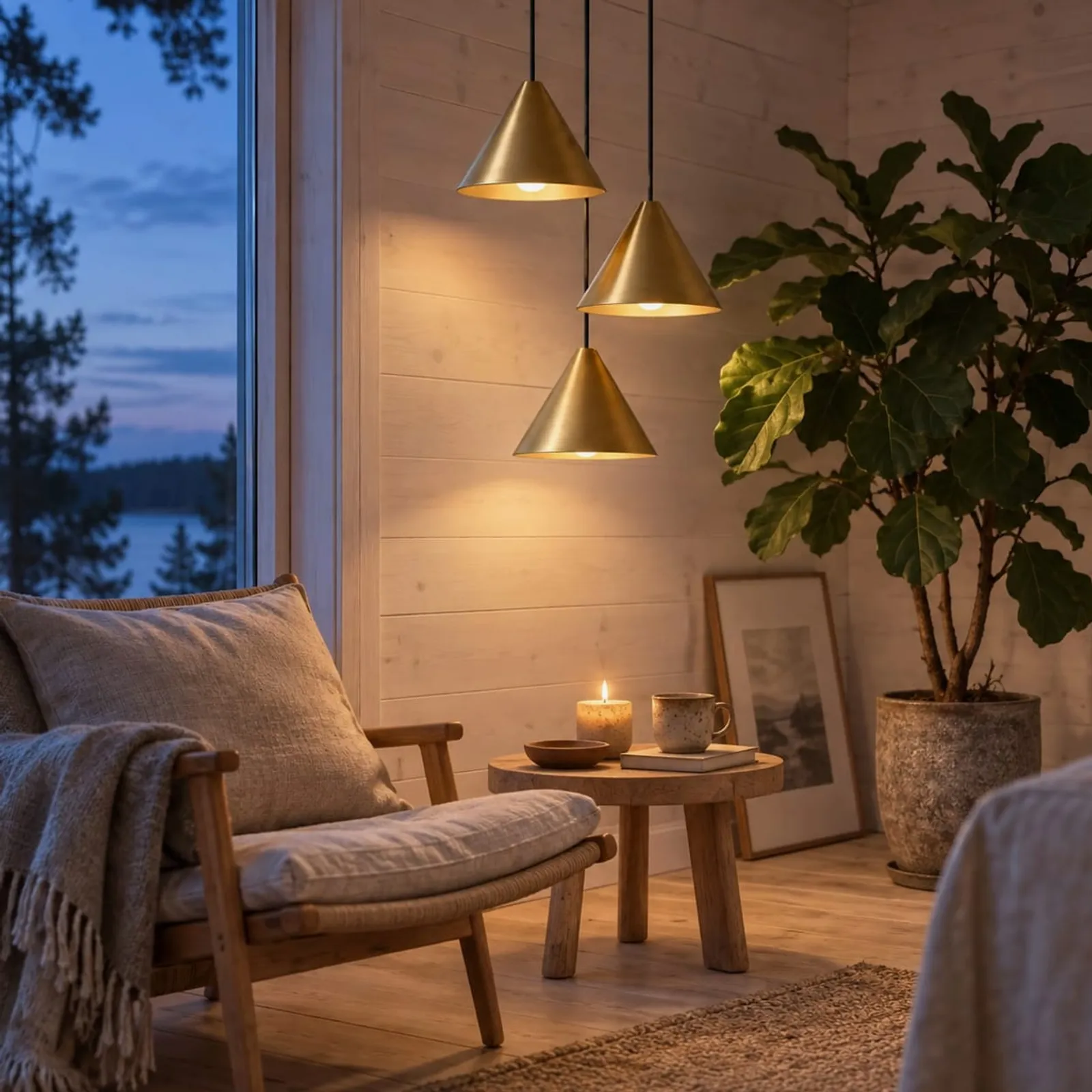 Suspension Humle ocre III - image 2