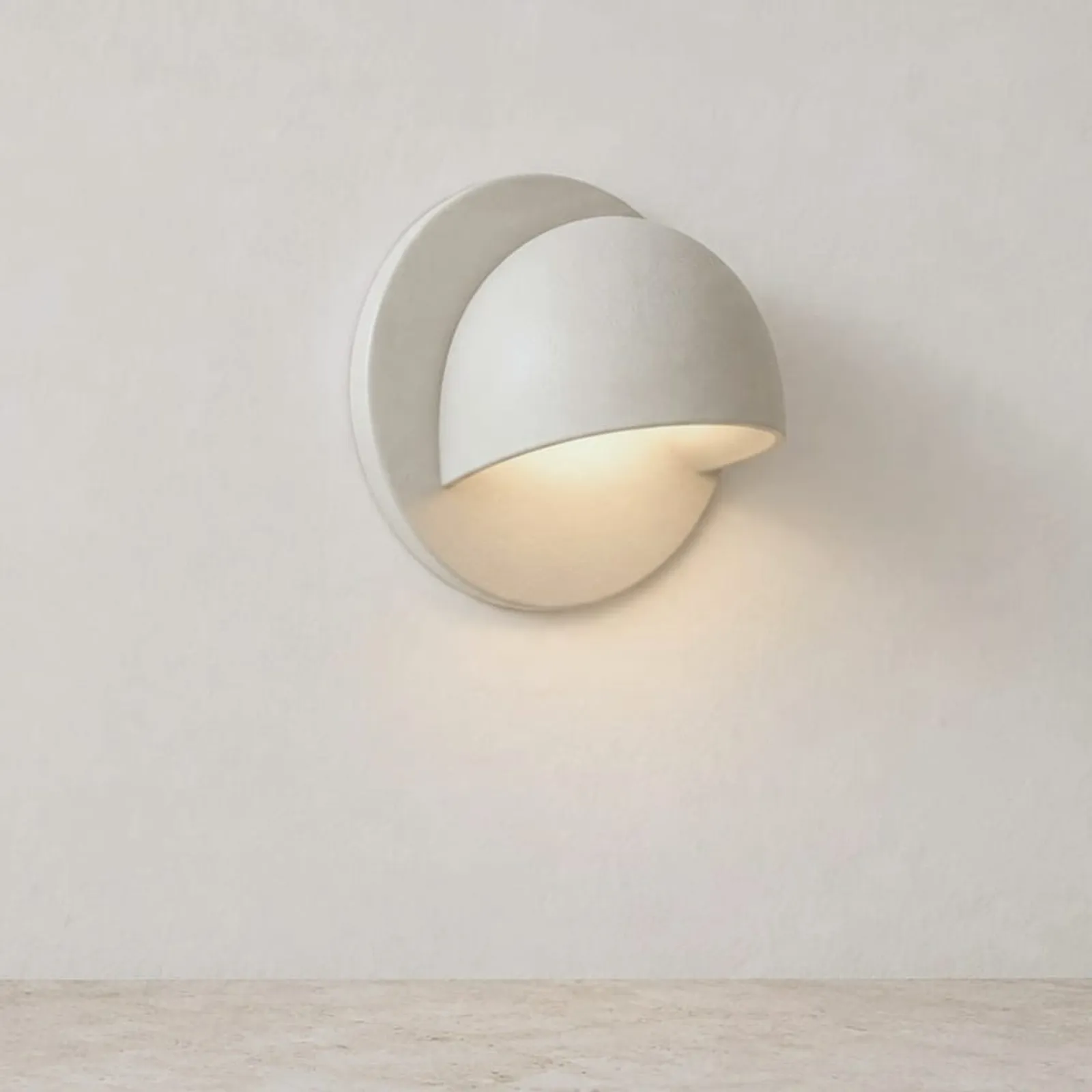 Vägglampa Tall Kritvit VI - bild 2