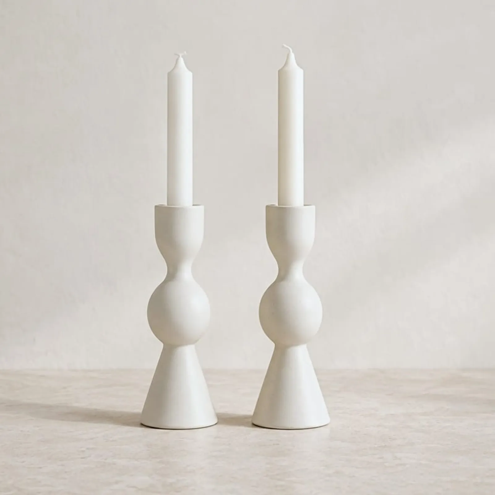 Ljusstake Äng Kritvit - bild 1