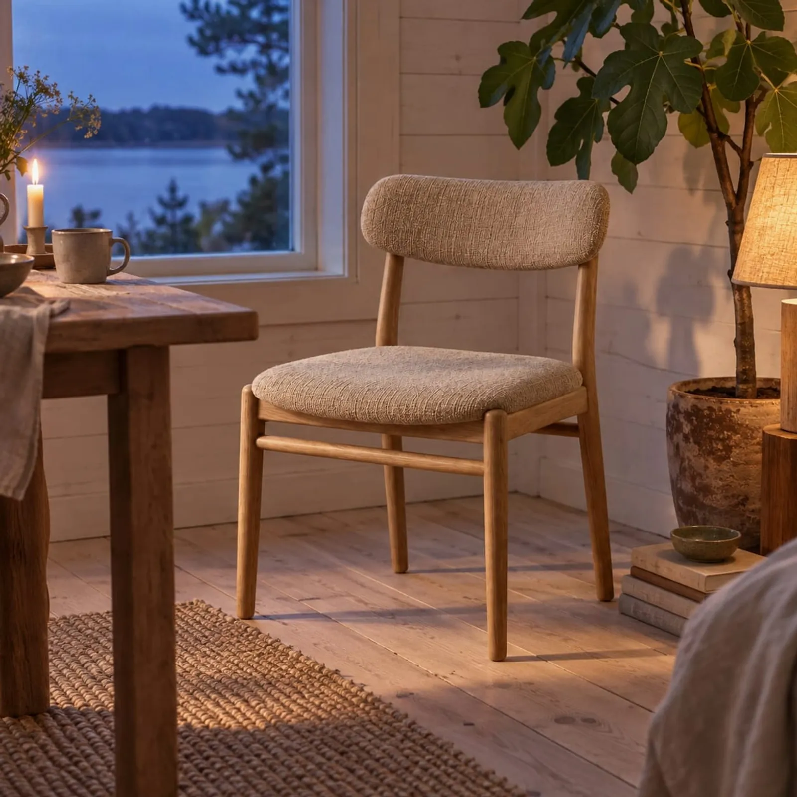 Chaise Alm naturel IV - image 3