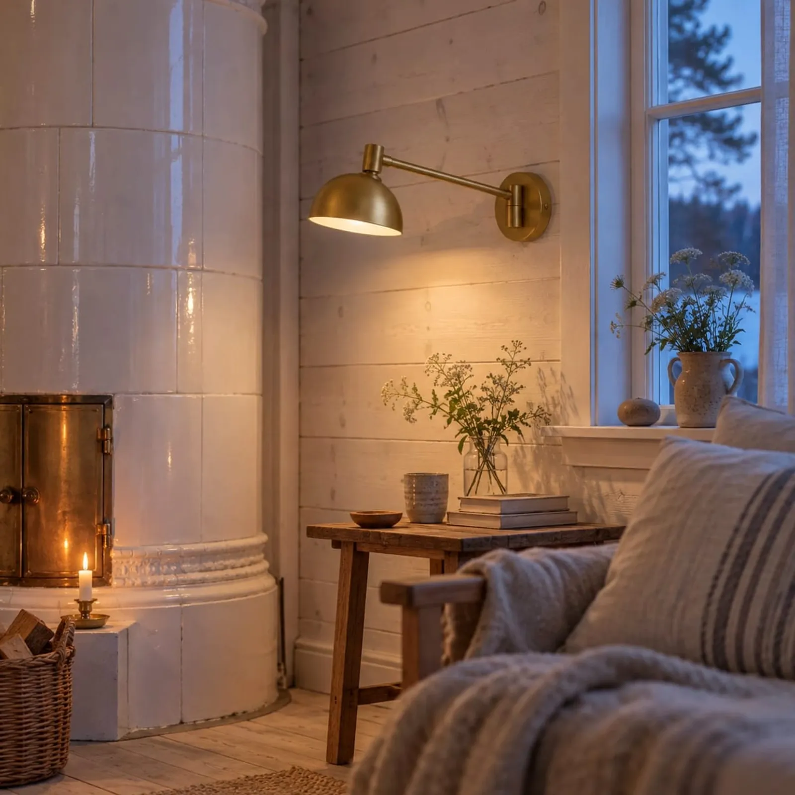 Vägglampa Vall Ockra - bild 2