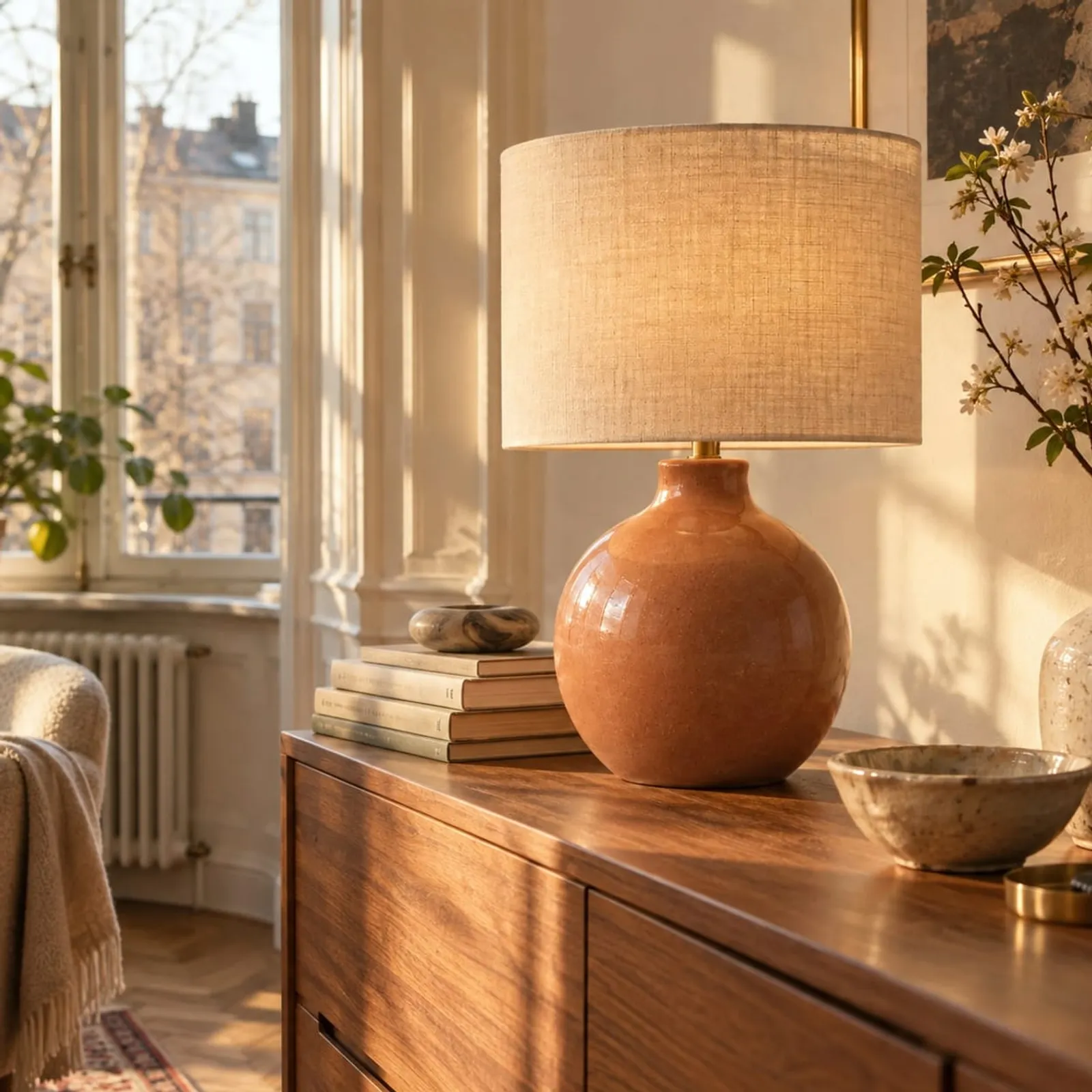Lampe de table Slån ocre - image 2