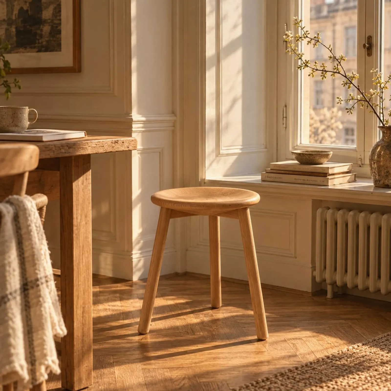 Tabouret Ljungen en acier - image 2