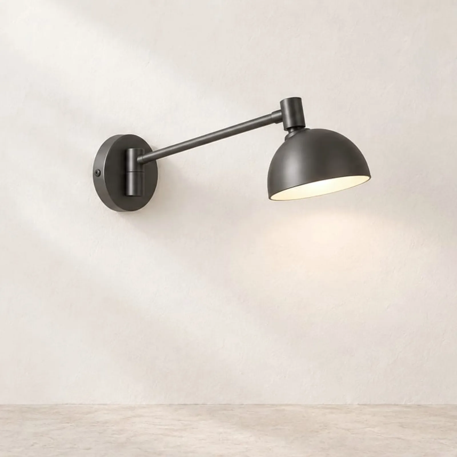 Vägglampa Klippa Stål - bild 1