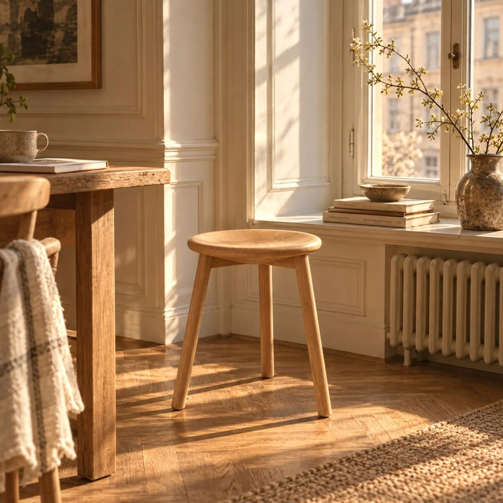 Tabouret Kulle en bouleau - image 3