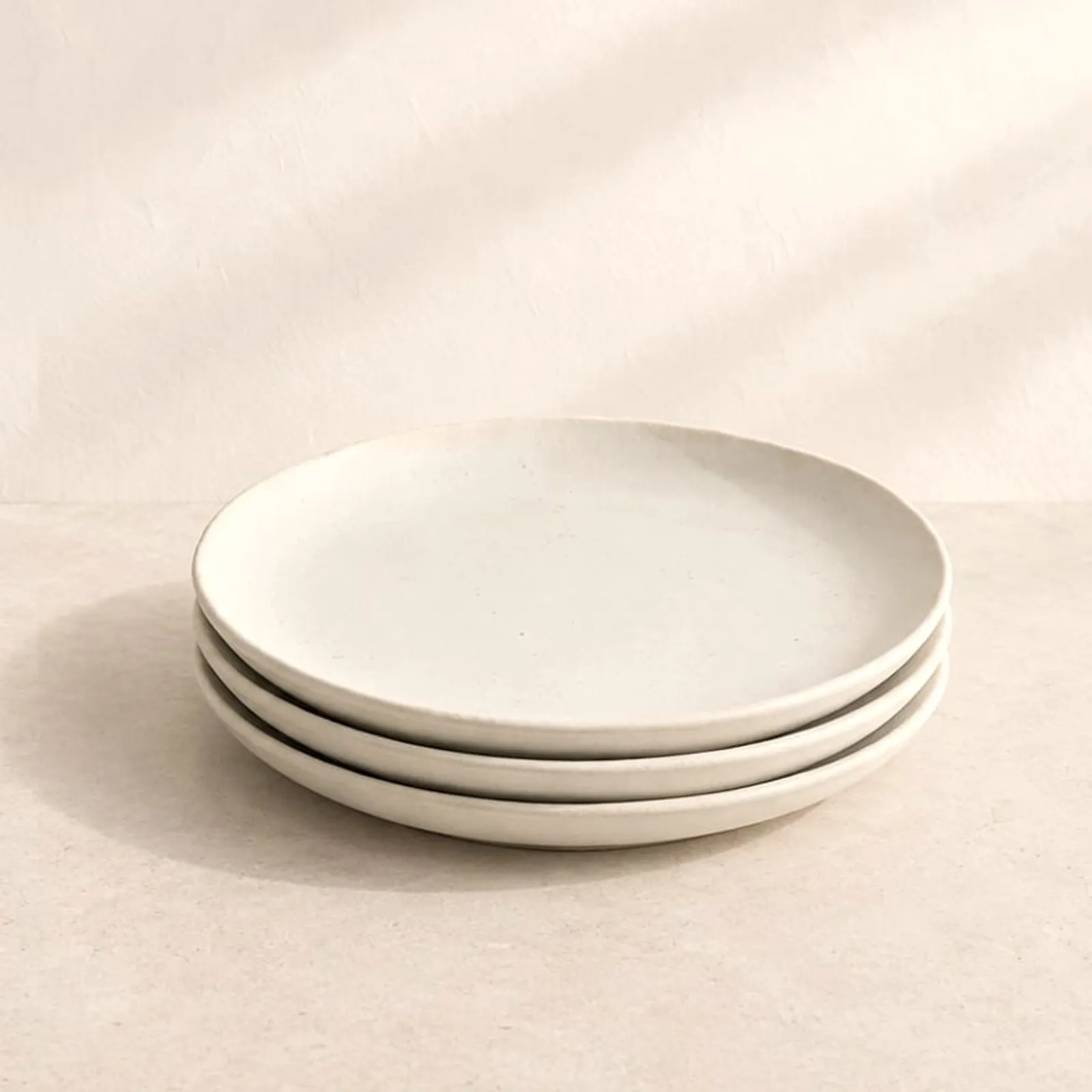 Assiette Enen blanc craie - image 1