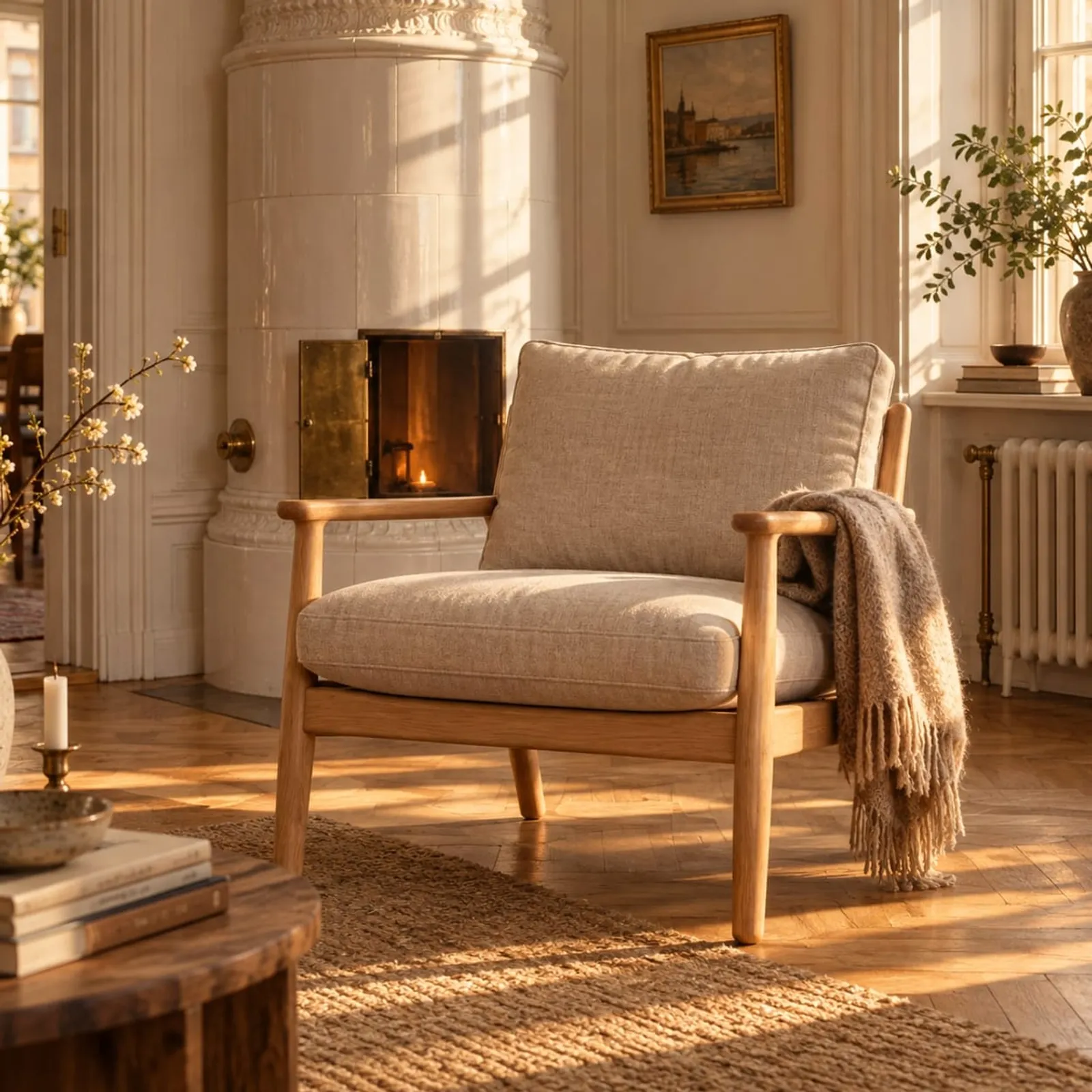 Fauteuil Holm en lin - image 2