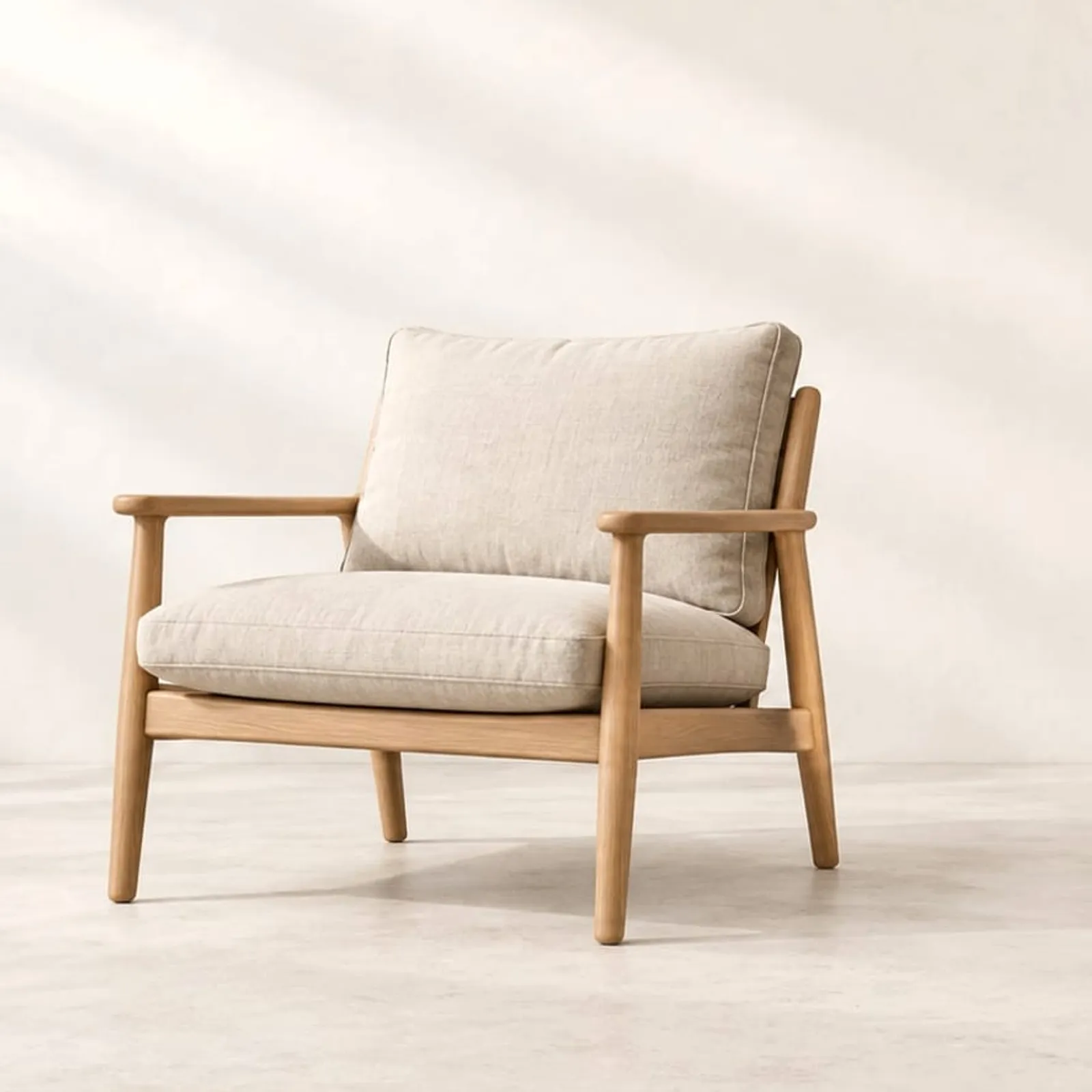 Fauteuil Kaprifol en lin - image 1