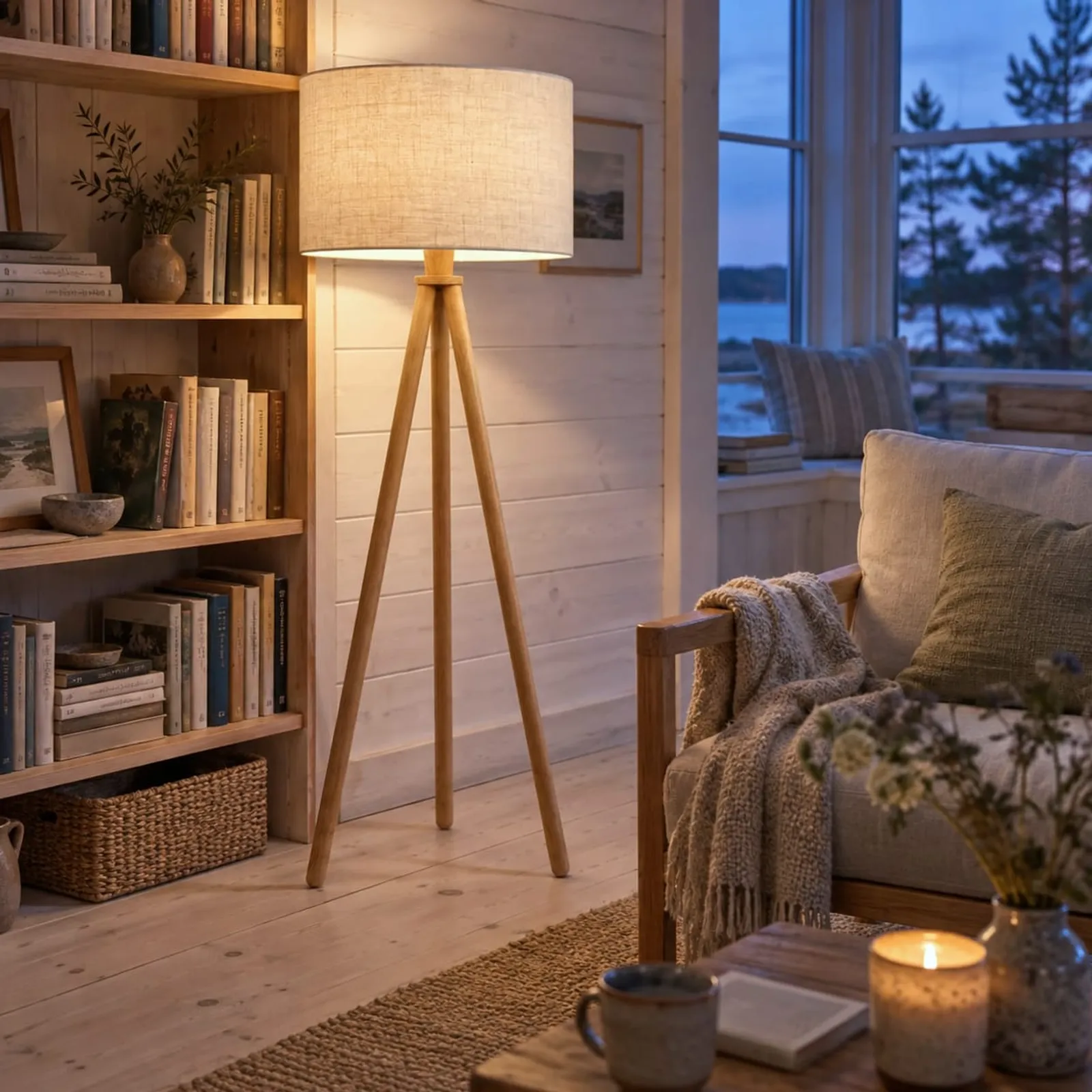 Lampadaire Sarek naturel IV - image 3