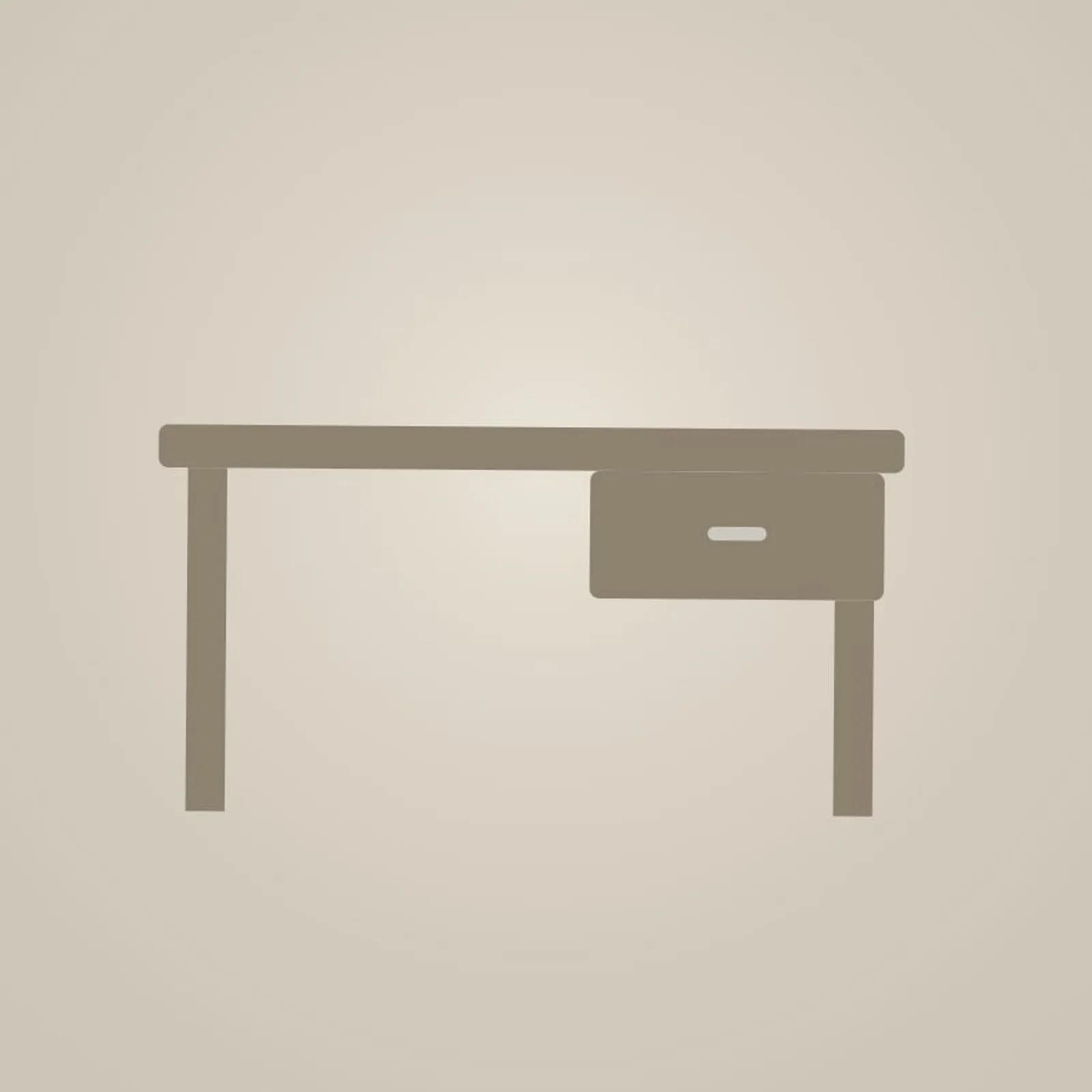 Skrivbord Alm Ask - bild 1
