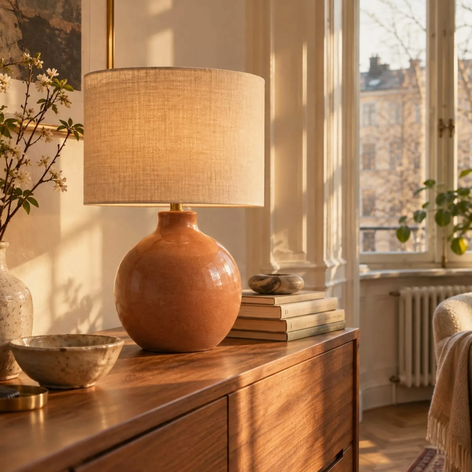 Bordslampa Ås Stengods - bild 2