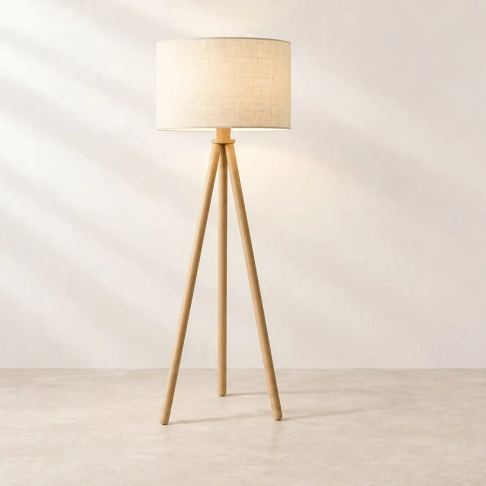 Golvlampa Kvarn Natur V - bild 1