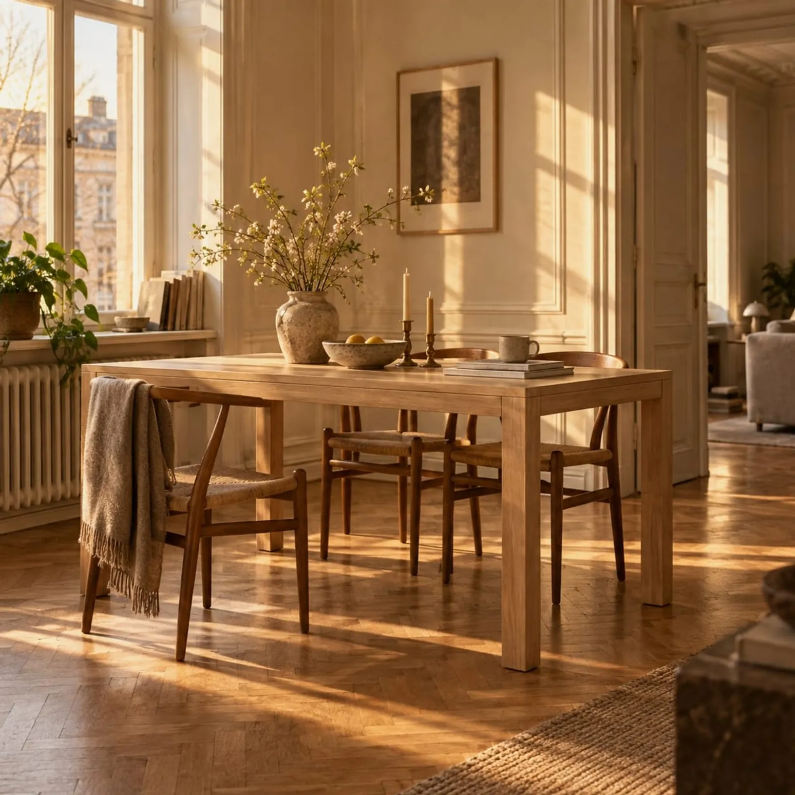 Table à manger Vete naturel - image 2