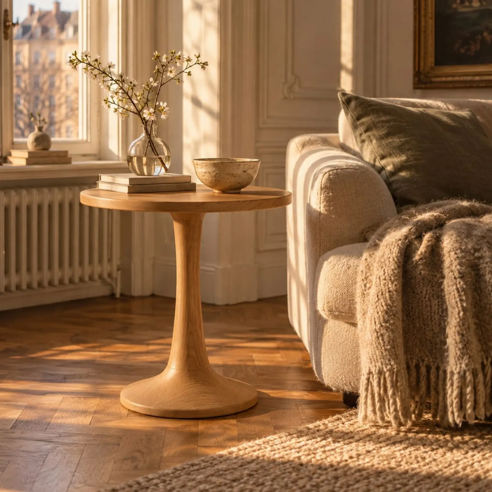 Table d’appoint Ås ocre - image 2