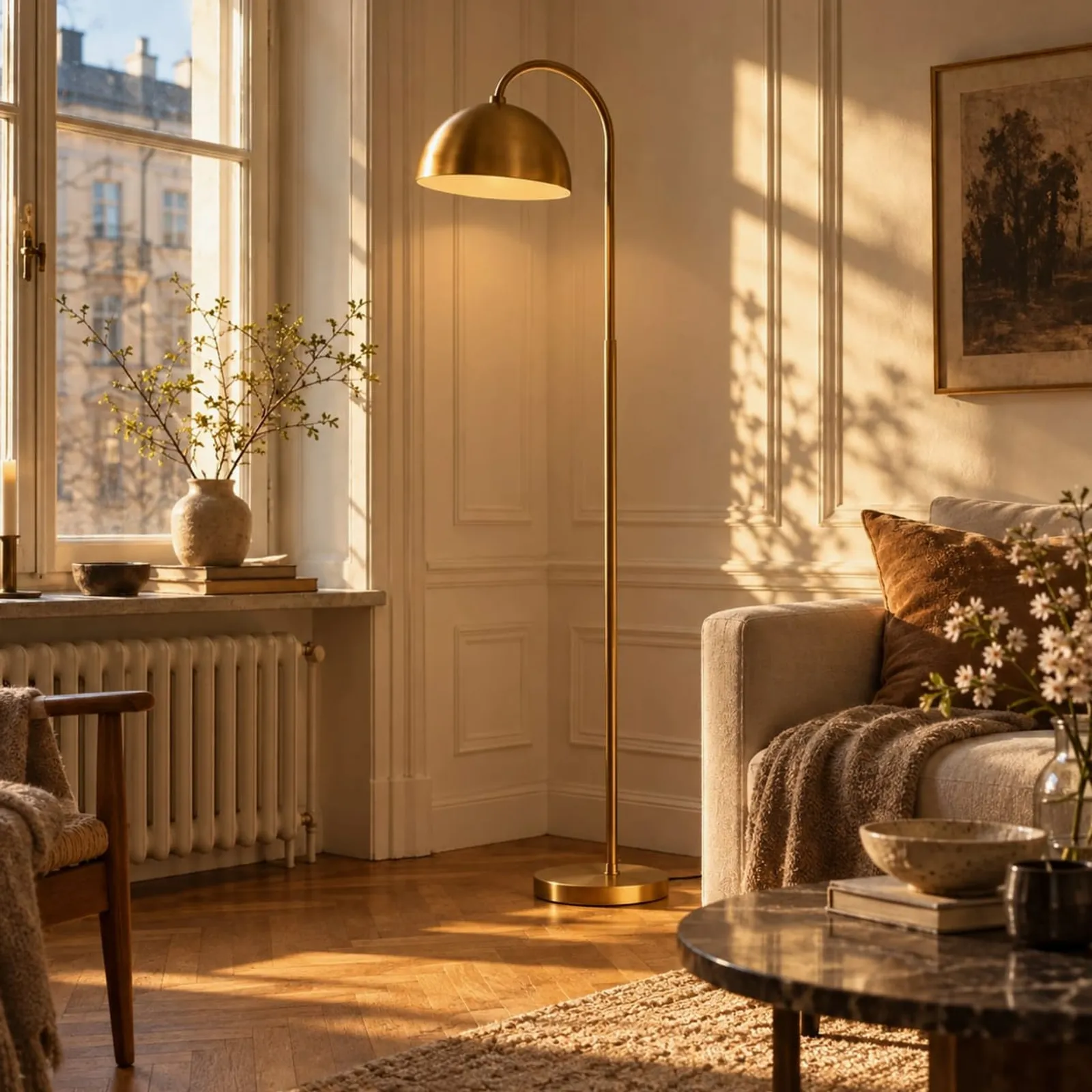 Lampadaire Nypon naturel II - image 3