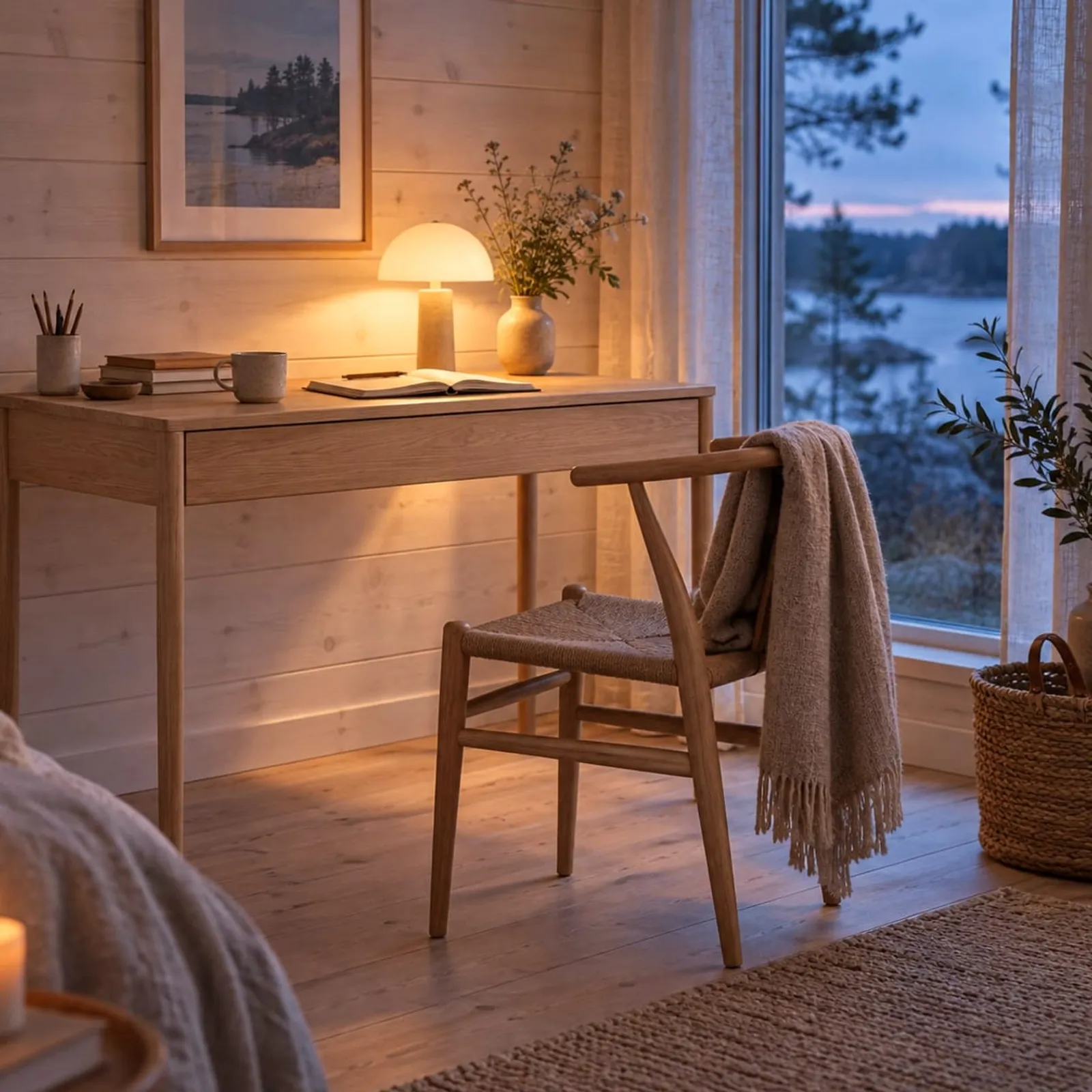 Bureau Näs en chêne - image 2