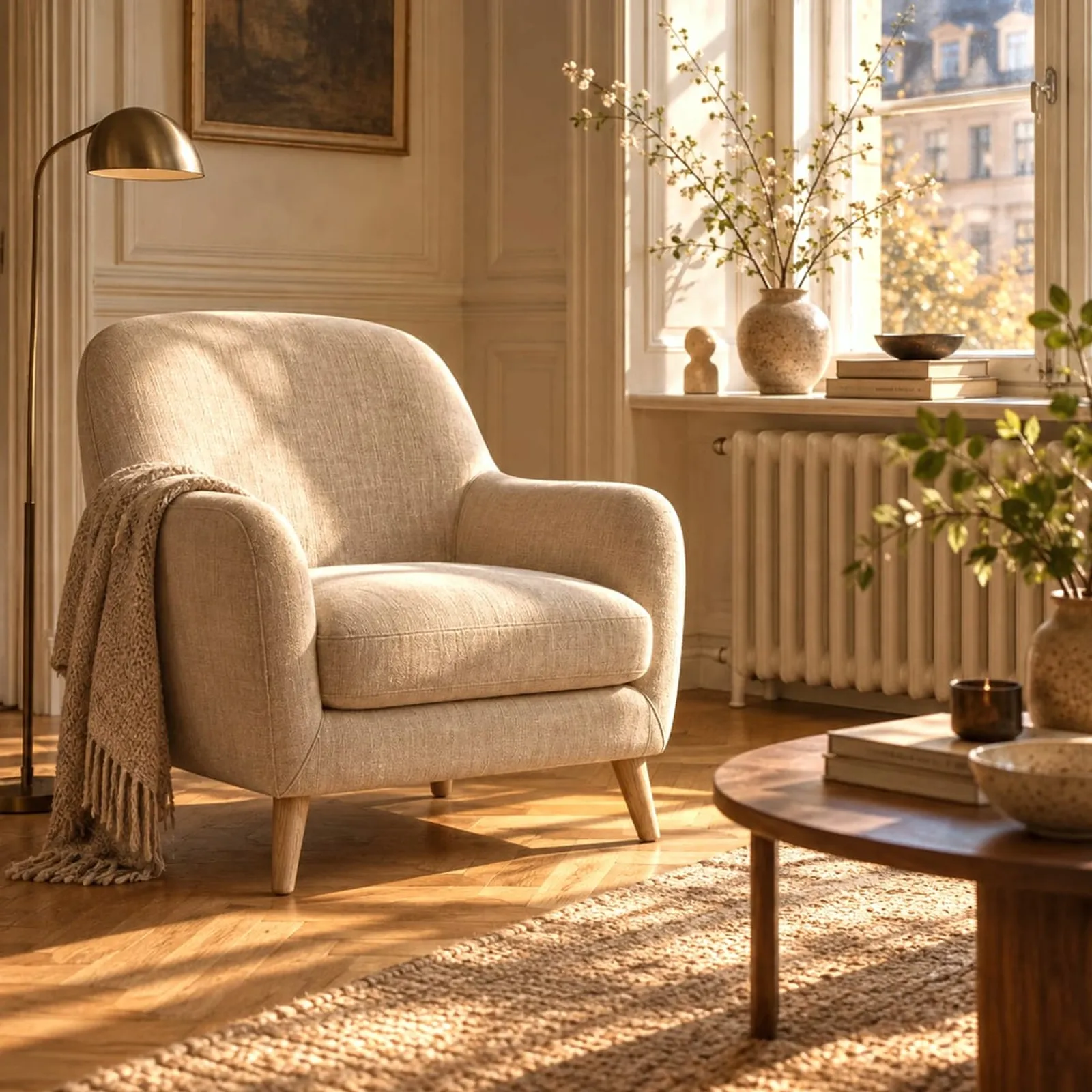Fauteuil Sarek lin II - image 2