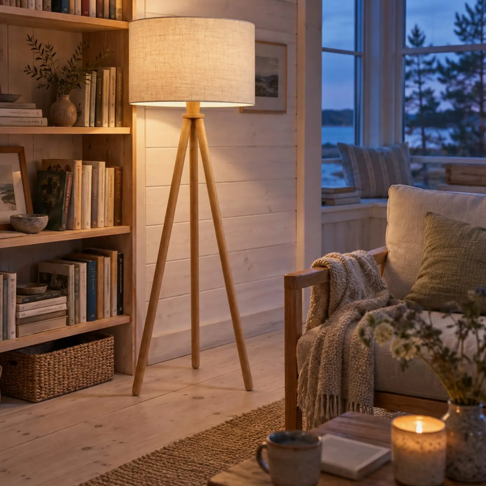 Lampadaire Gran naturel III - image 3