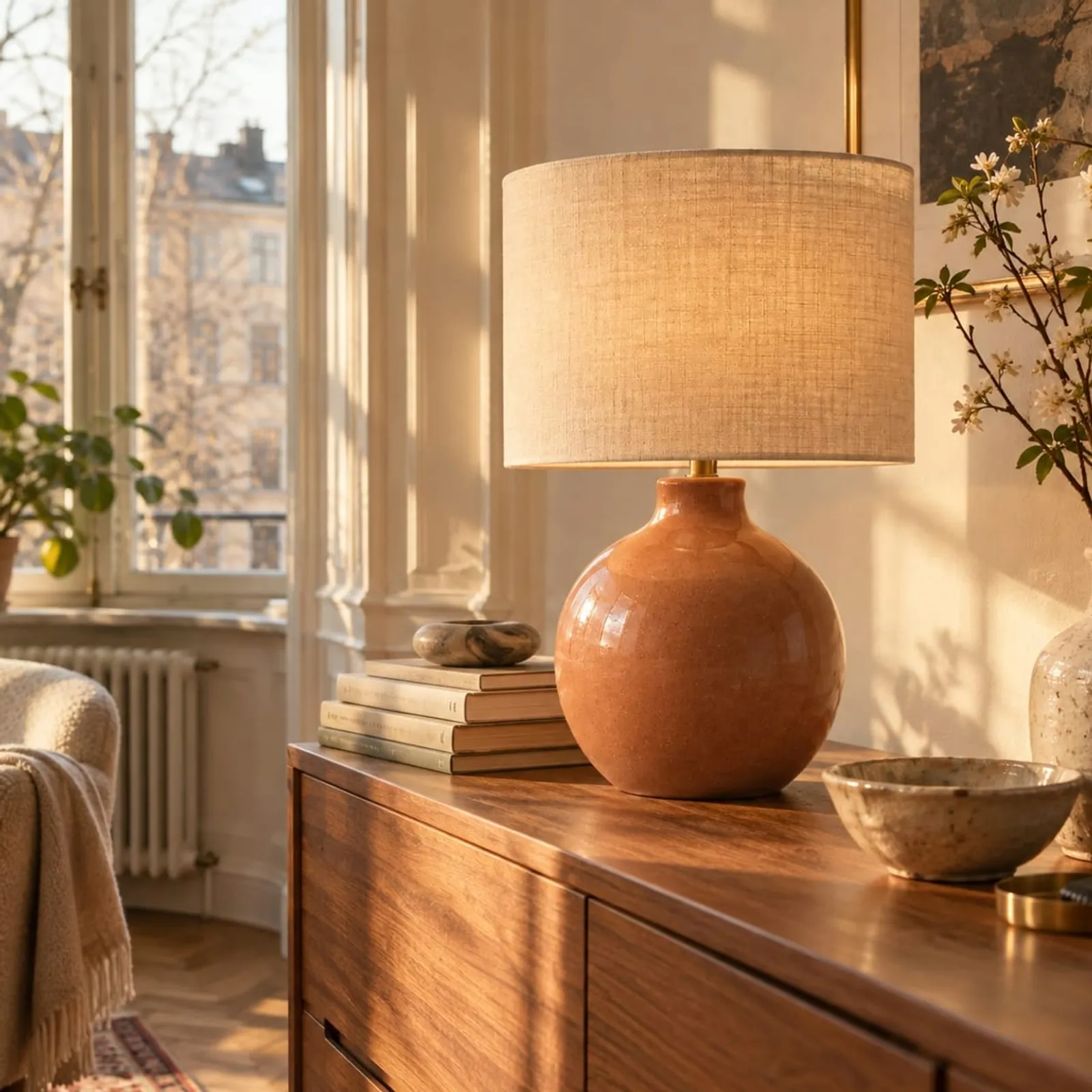 Lampe de table Slån ocre IV - image 2