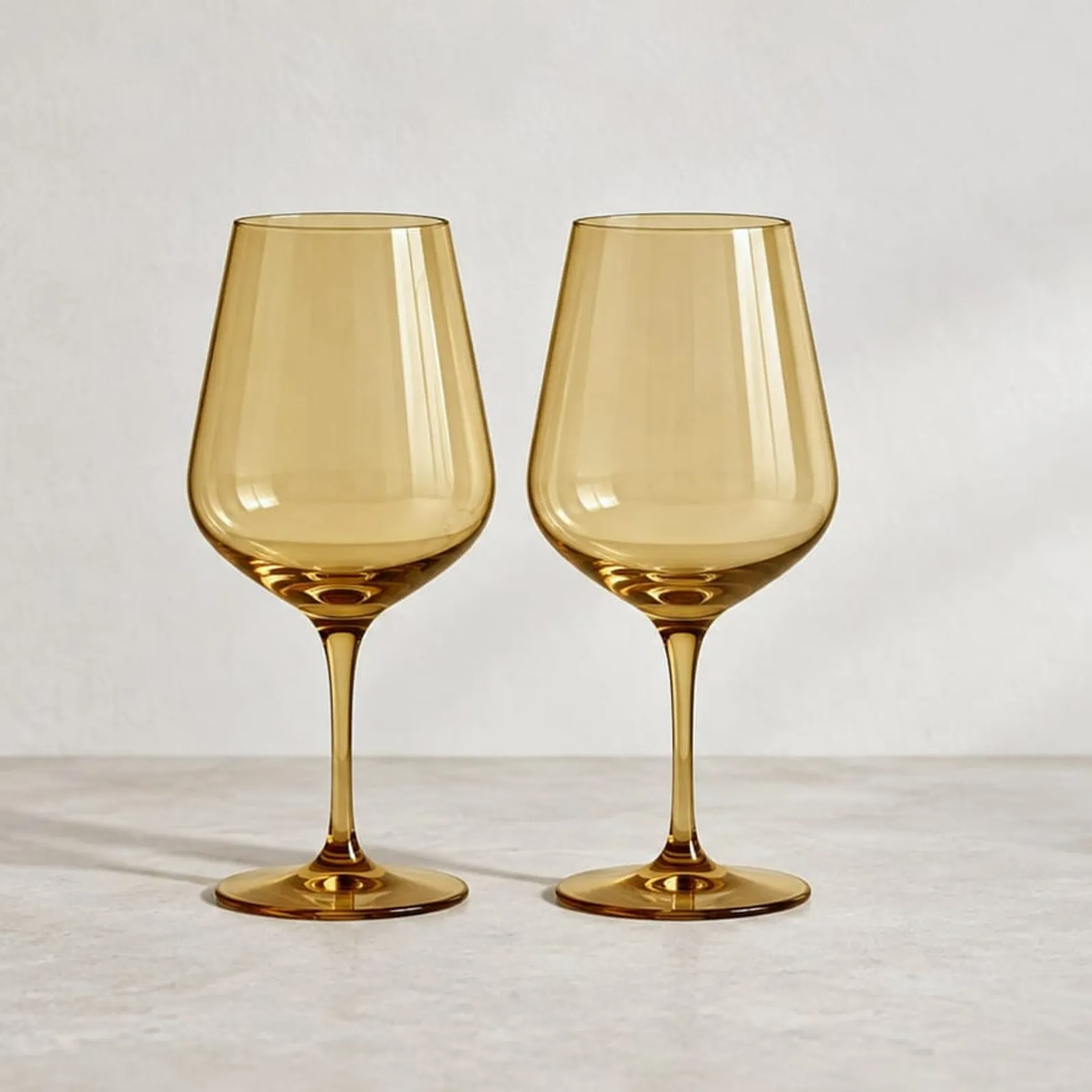 Glas Bränna Ockra - bild 1