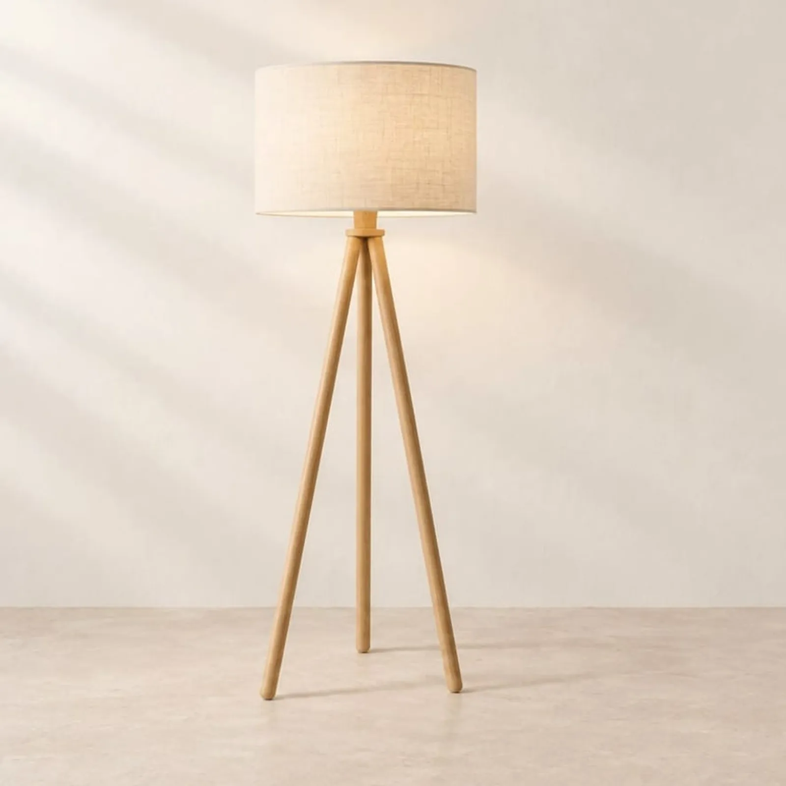 Golvlampa Hassel Natur IV - bild 1