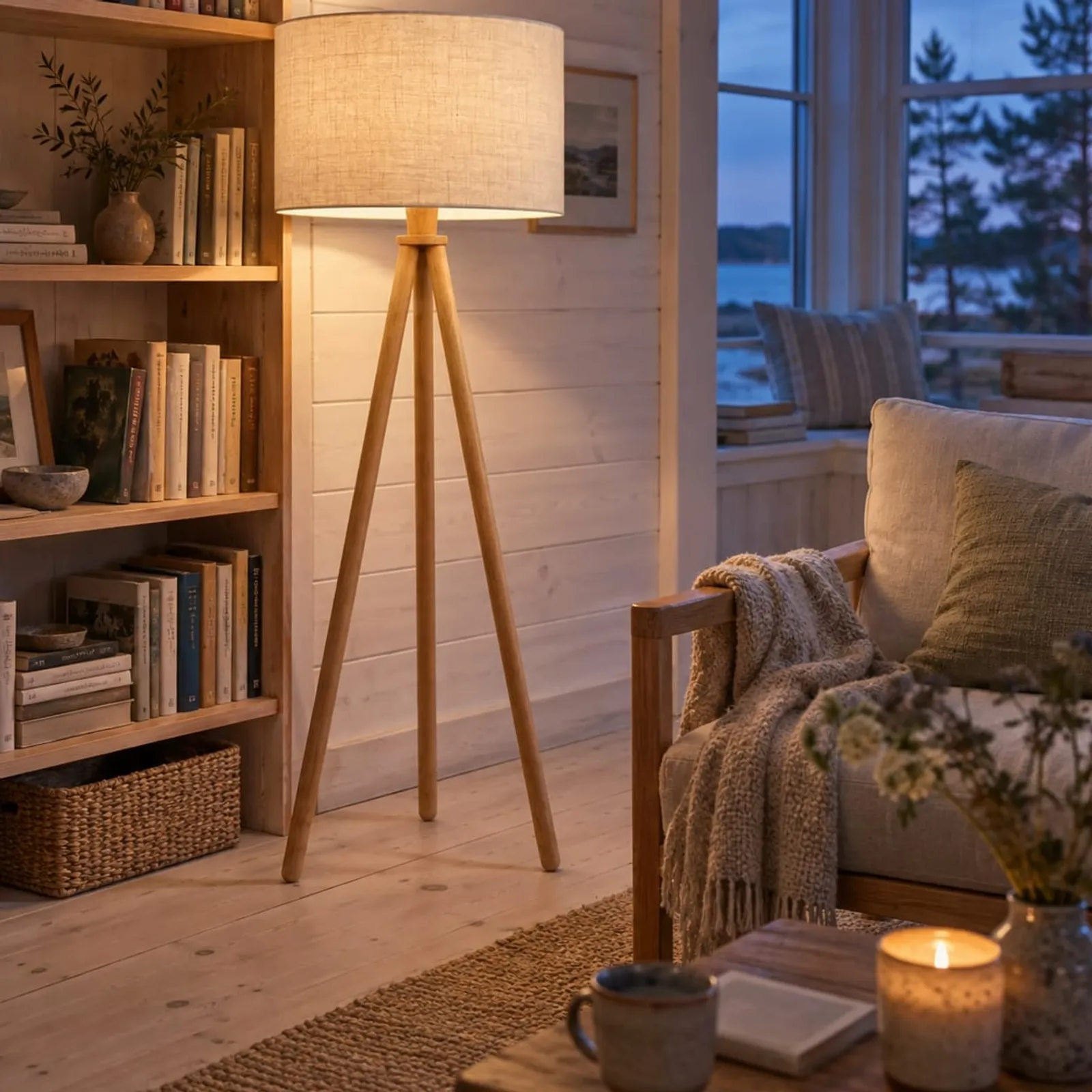 Lampadaire Bränna naturel IV - image 3