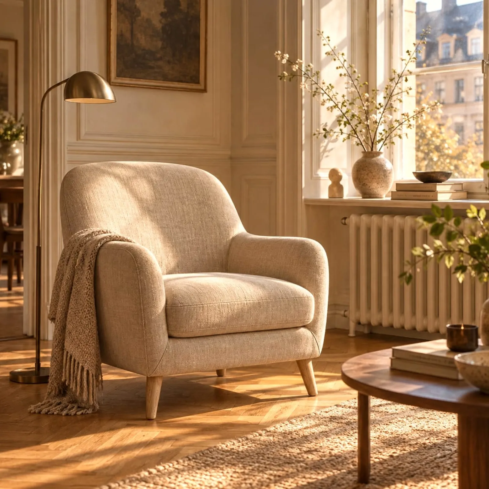 Fauteuil Lönn en laine - image 2