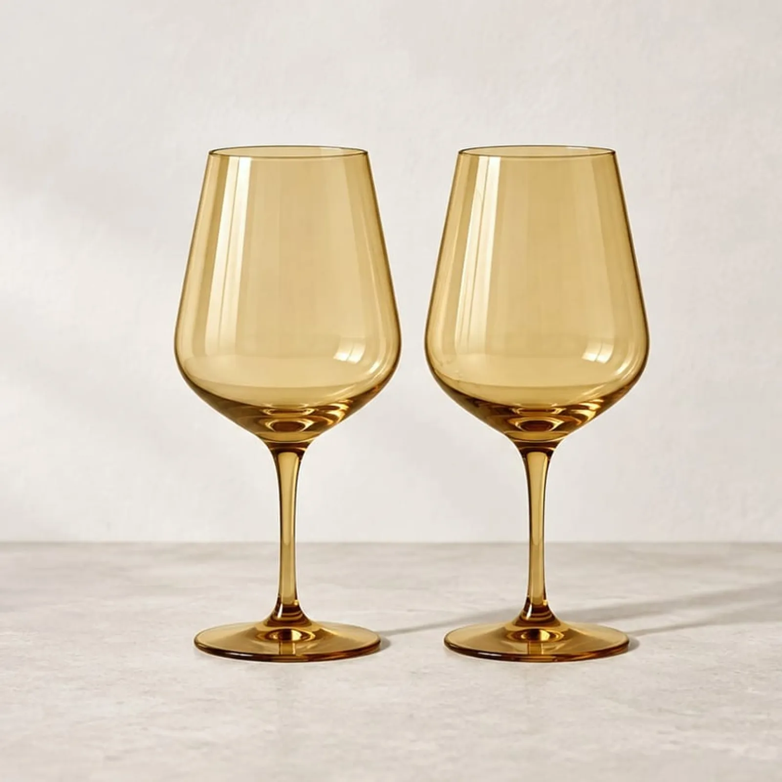 Glas Rönn Ockra IV - bild 1