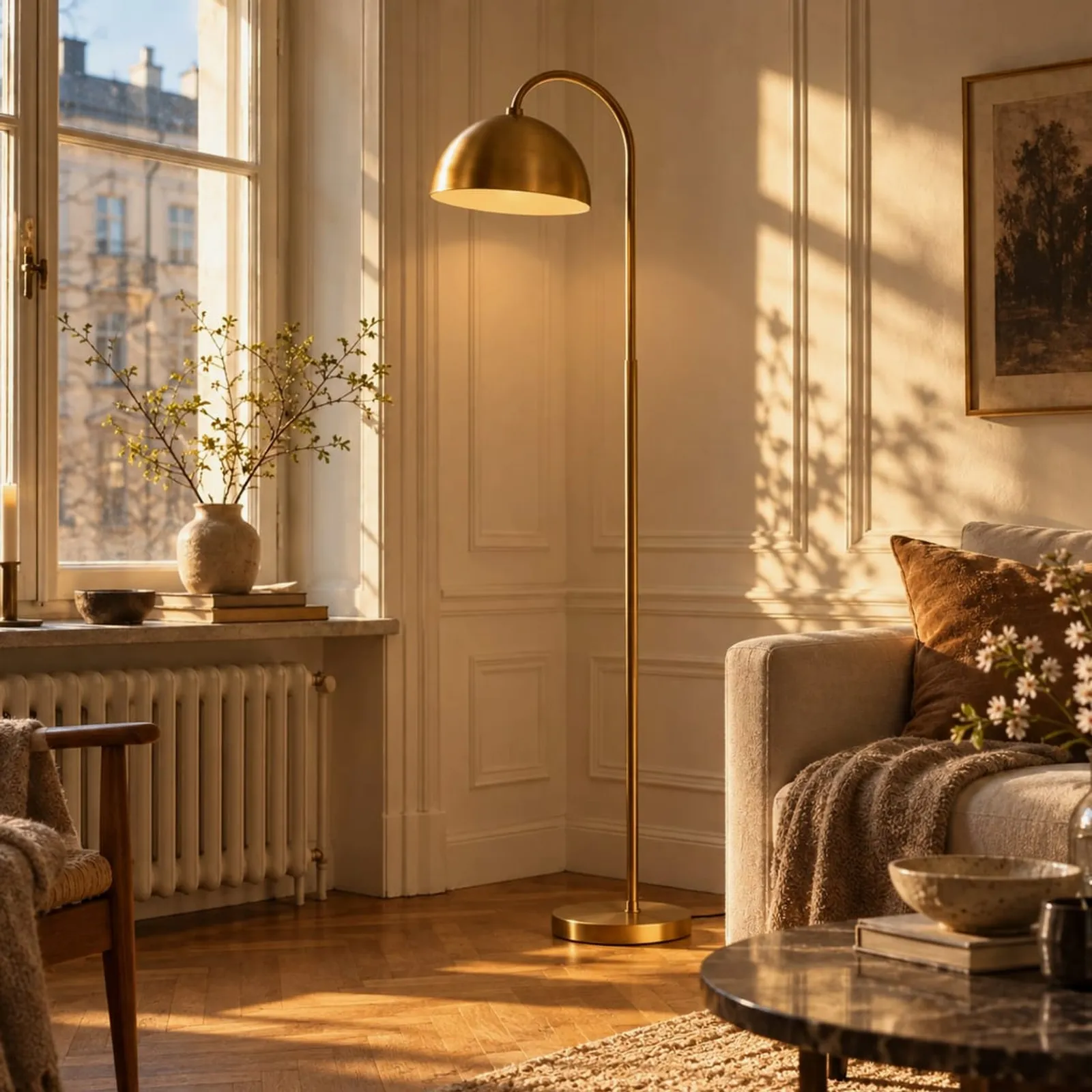 Lampadaire Holm ocre - image 2