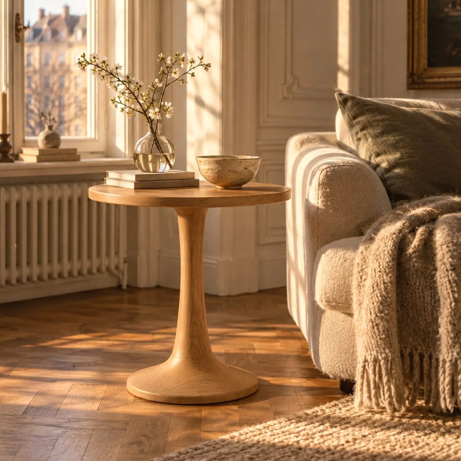 Table d’appoint Myr en marbre - image 2