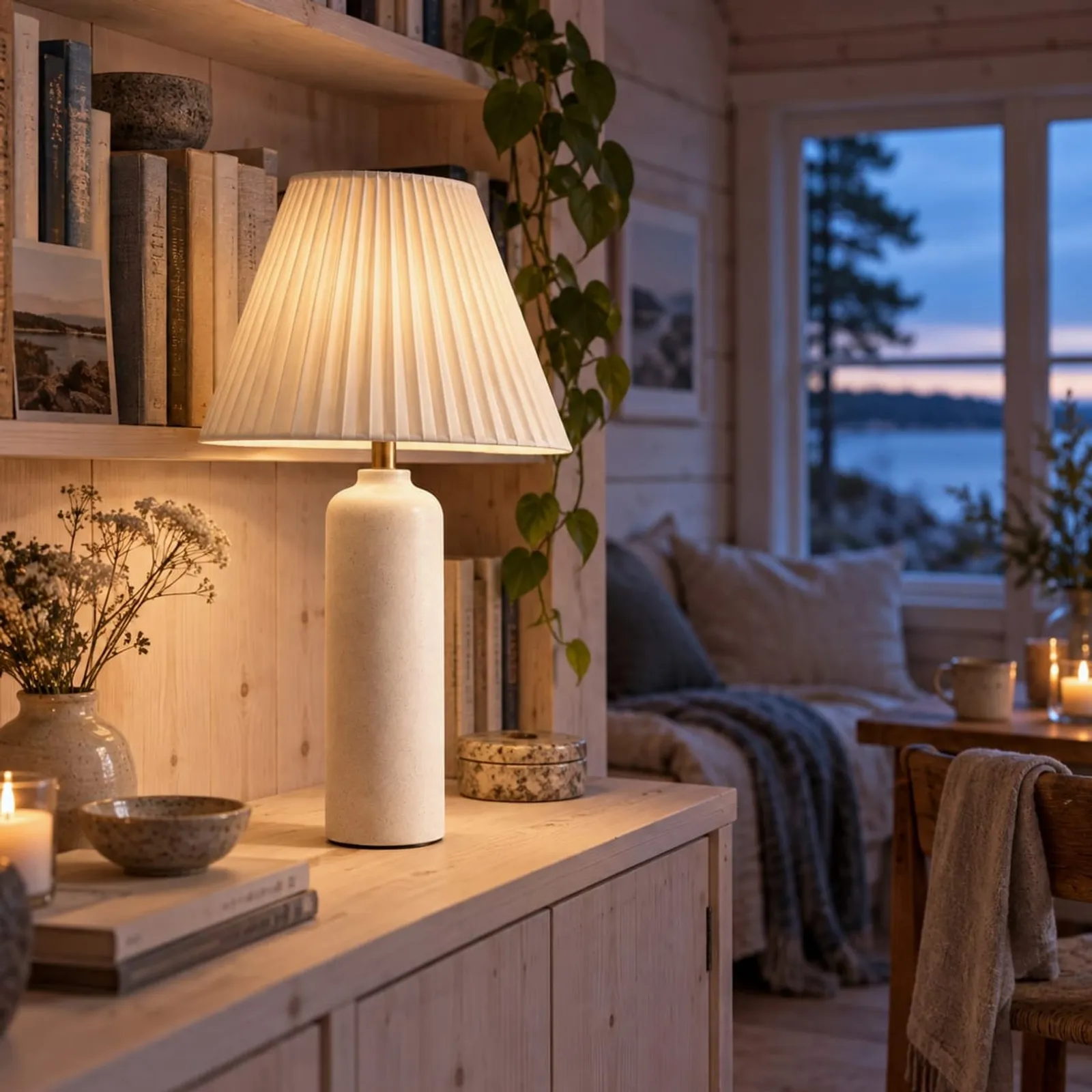 Bordslampa Sund Kritvit II - bild 2
