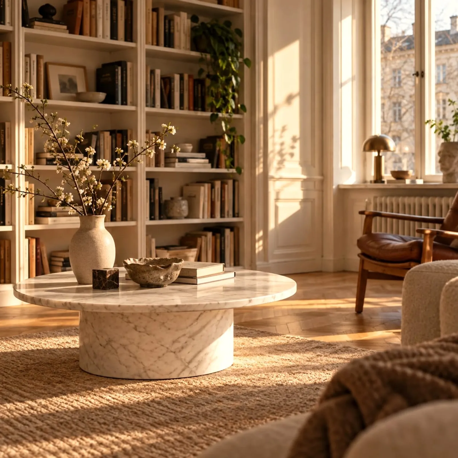 Table basse Strand blanc craie - image 2