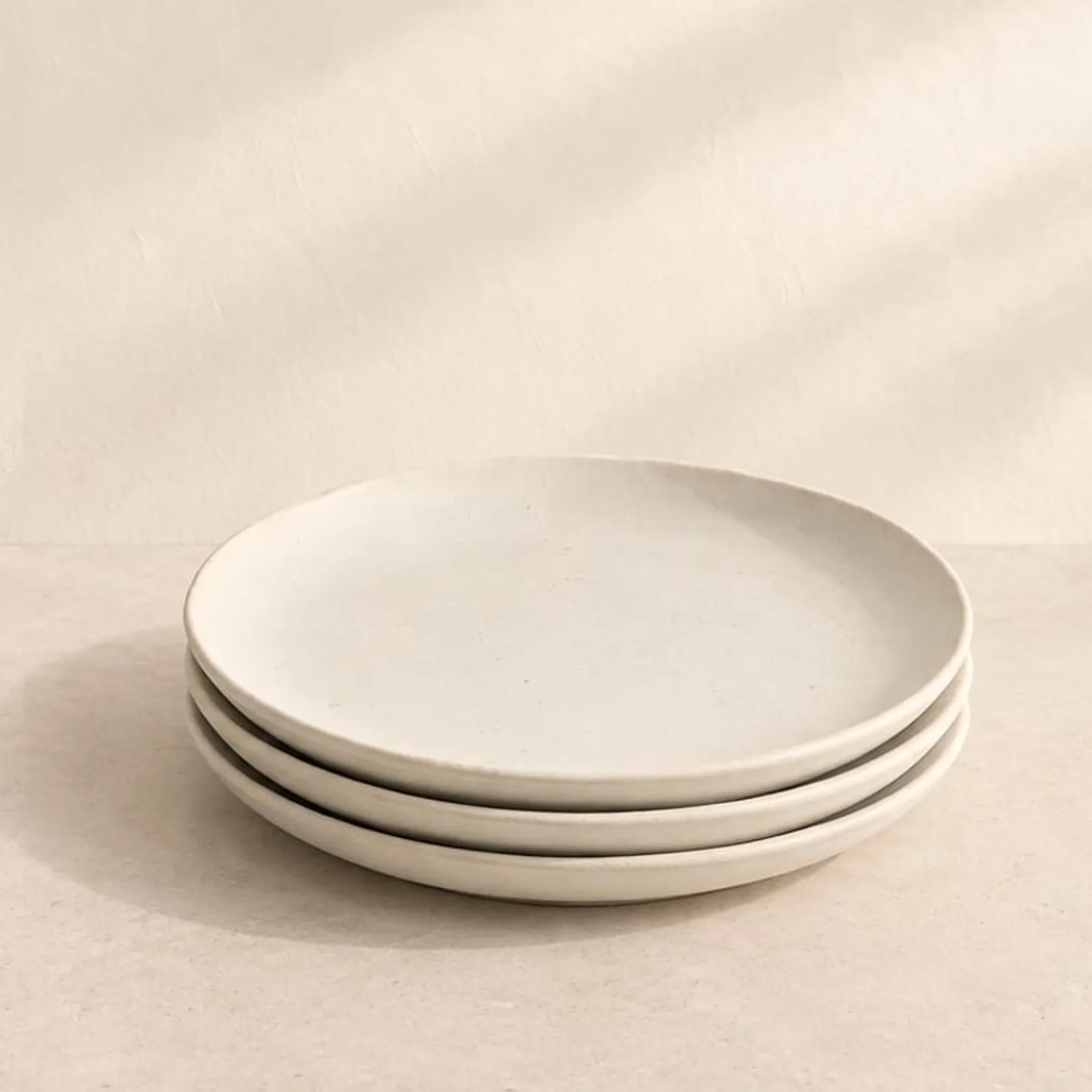 Assiette Tall blanc craie II - image 1