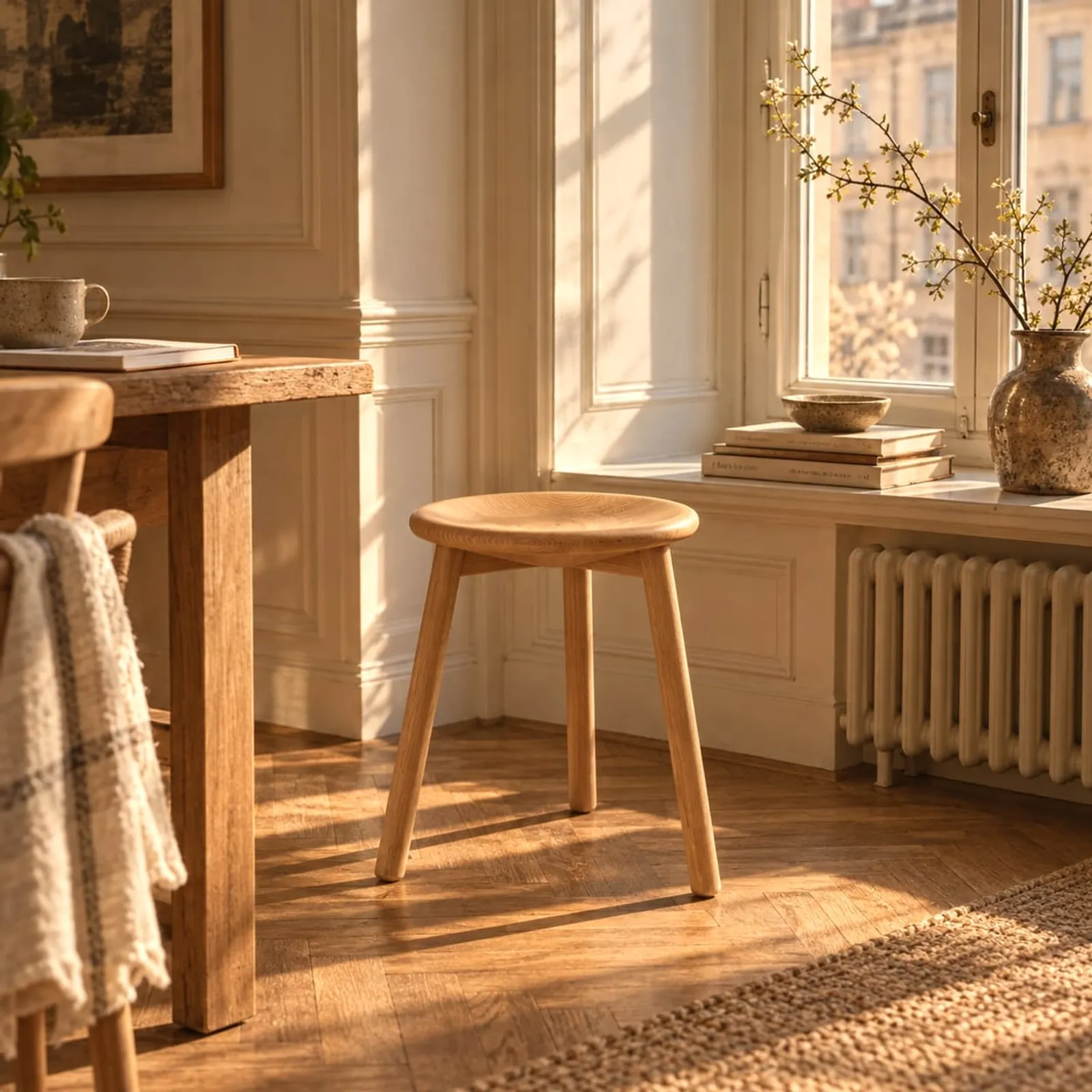 Tabouret Slån en bouleau - image 2