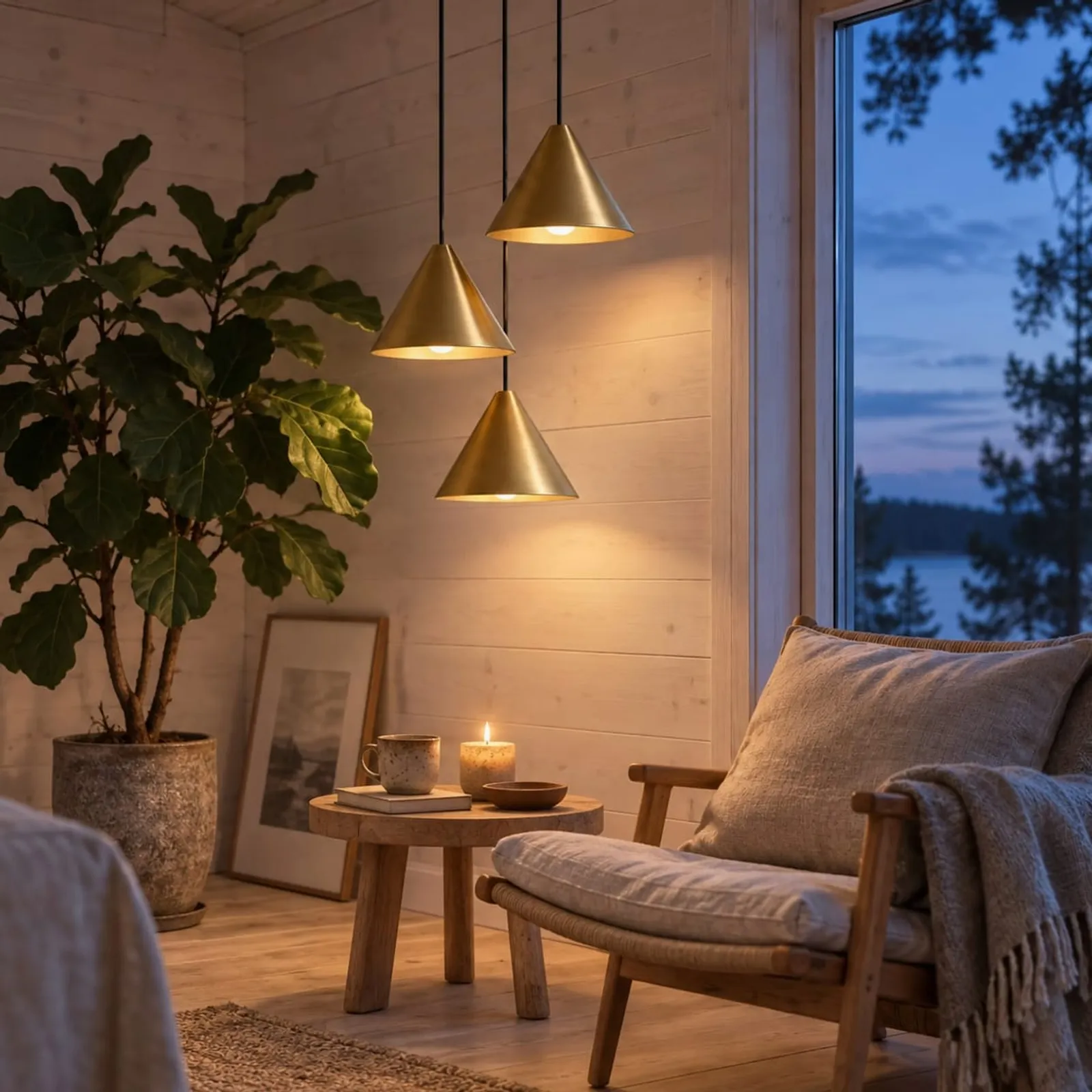Taklampa Fläder Ockra IV - bild 2
