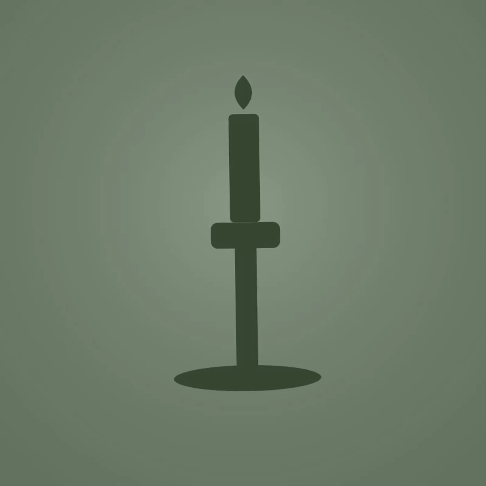Ljusstake Äng Stengods - bild 1