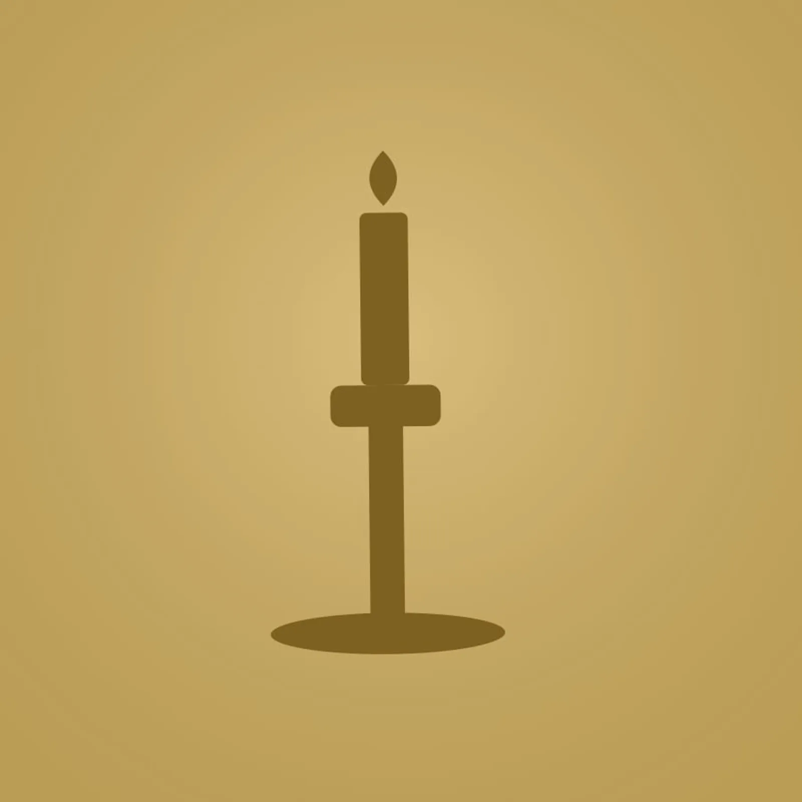 Ljusstake Vete Ockra - bild 1