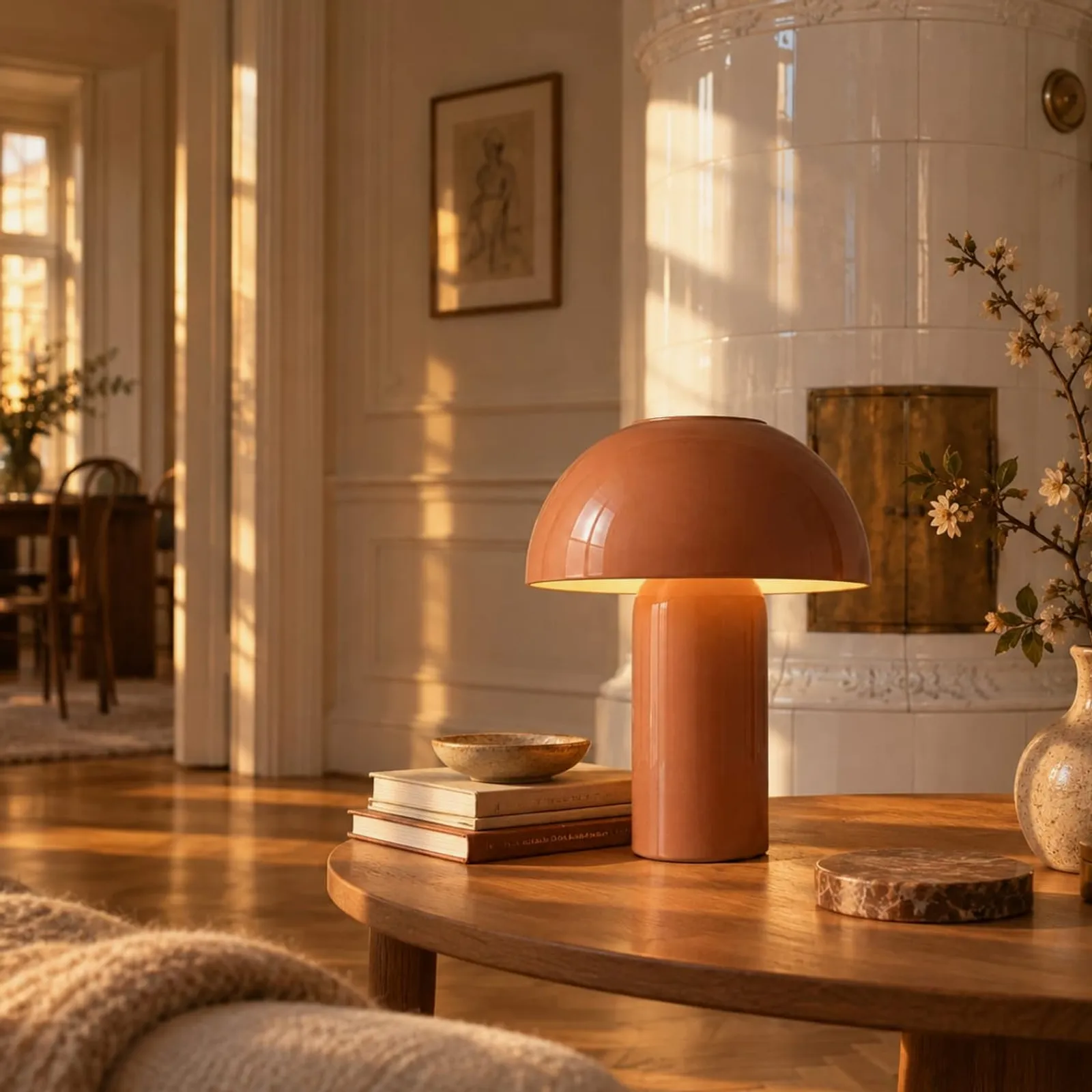 Lampe de table Klippa terracotta - image 2