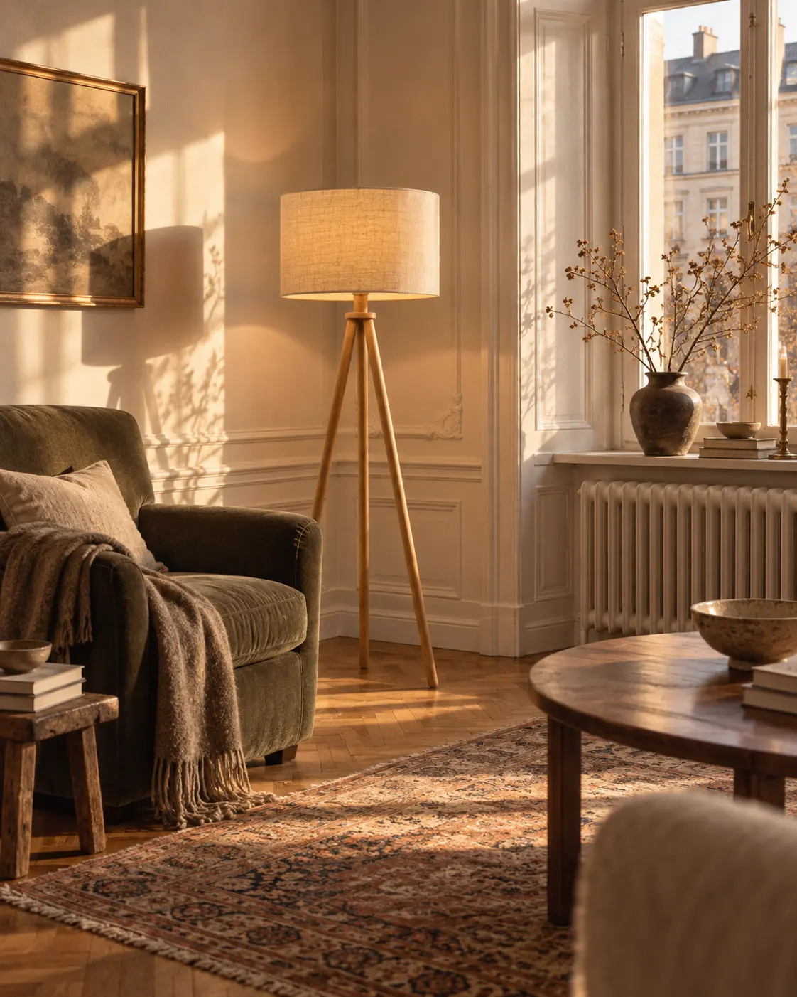 Lampadaires dans une maison